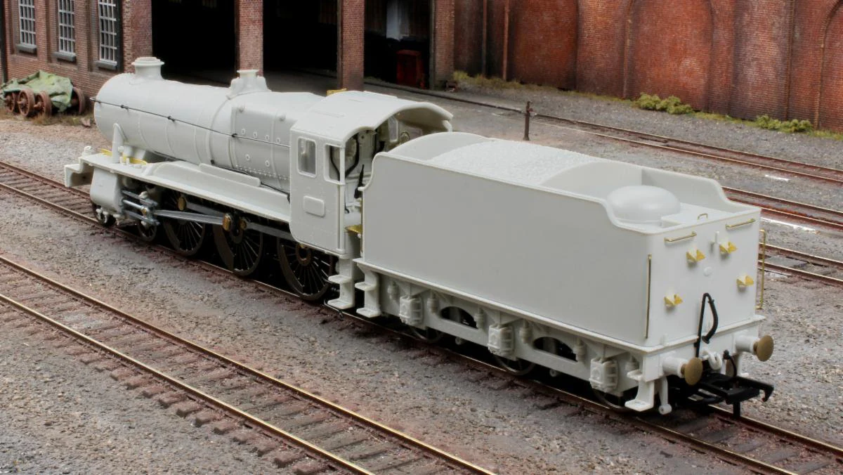 954504 GWR County No.1019 'County of Merioneth' BR Lined Black Early Crest Steam Locomotive - DCC Sound - Image 5