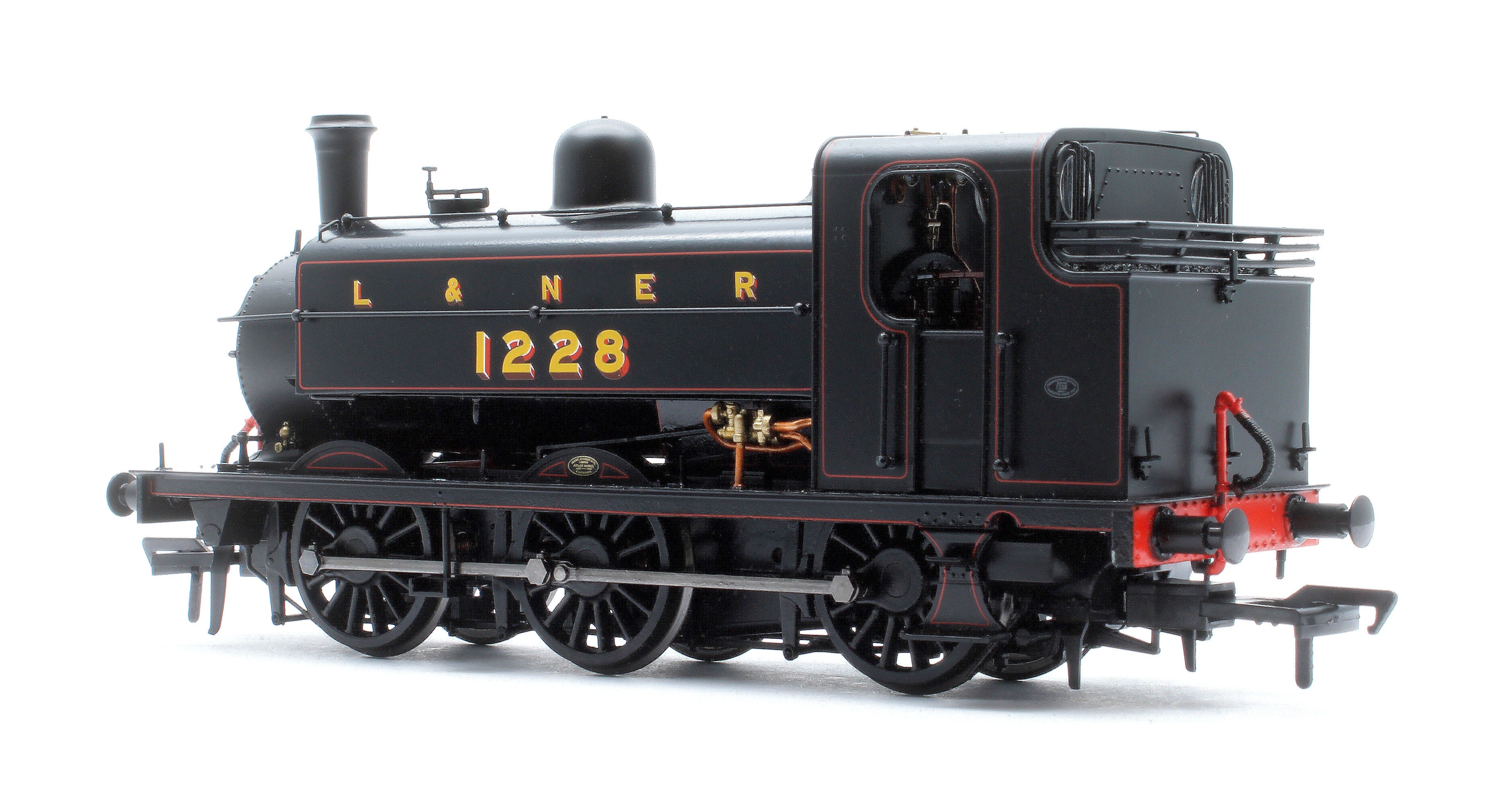 958003 LNER J52/2 No.1228 L&NER Black with Red Lining Steam Tank Locomotive - Image 2
