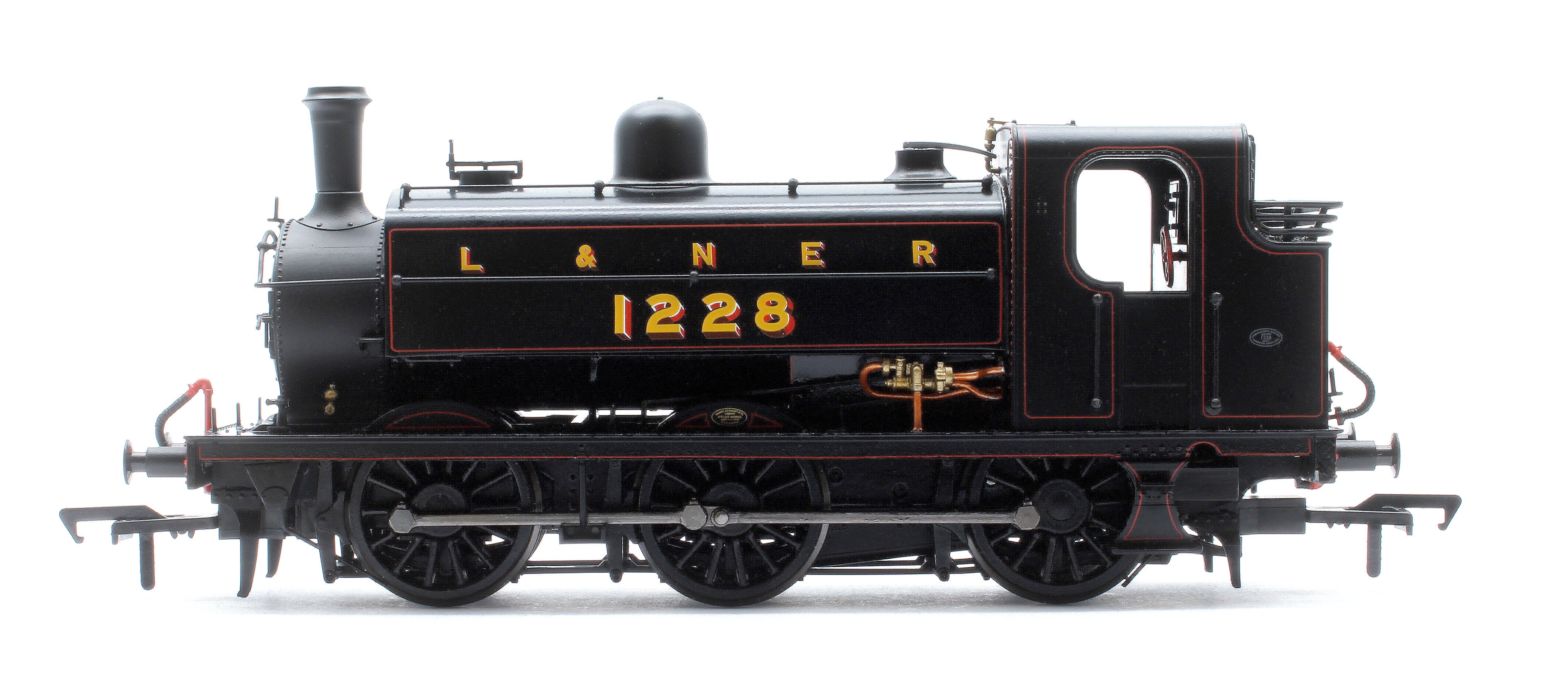 958003 LNER J52/2 No.1228 L&NER Black with Red Lining Steam Tank Locomotive - Image 5