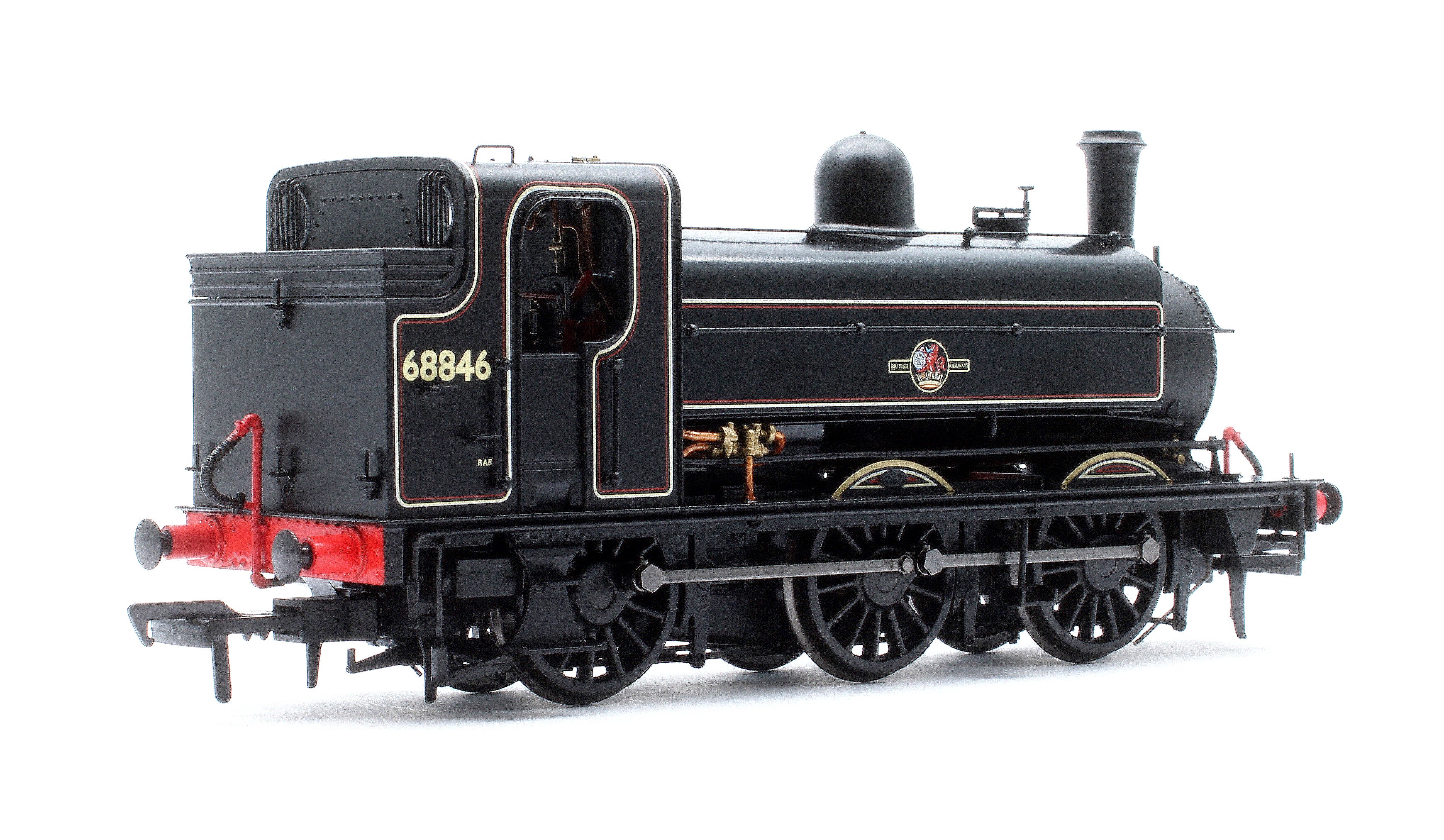 958011 LNER J52/2 No.68846 BR Lined Black Late Crest Steam Tank Locomotive - Image 3