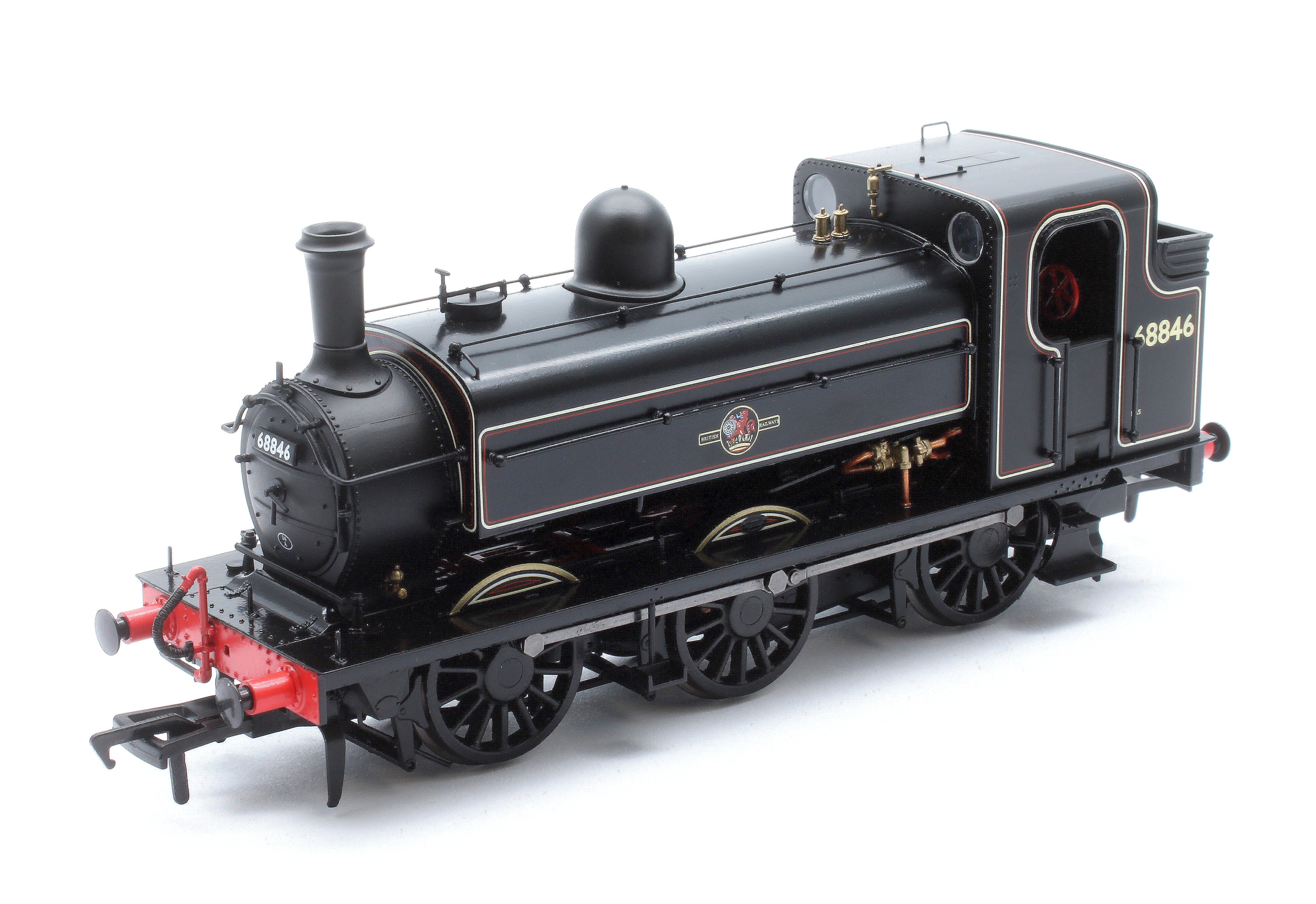 958011 LNER J52/2 No.68846 BR Lined Black Late Crest Steam Tank Locomotive - Image 7