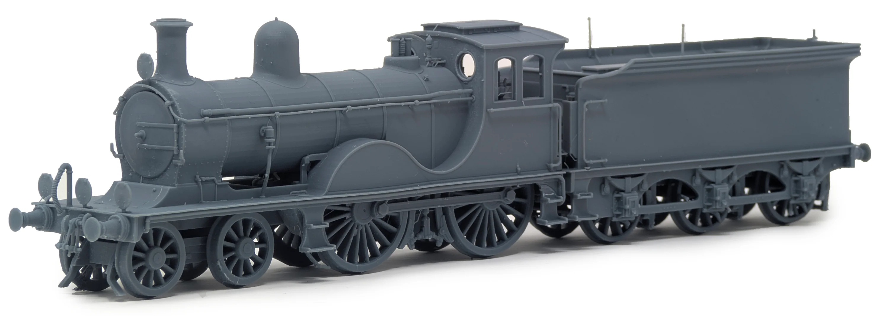 SECR G Class 4-4-0 No.678 - SECR Grey Steam Locomotive - Image 4