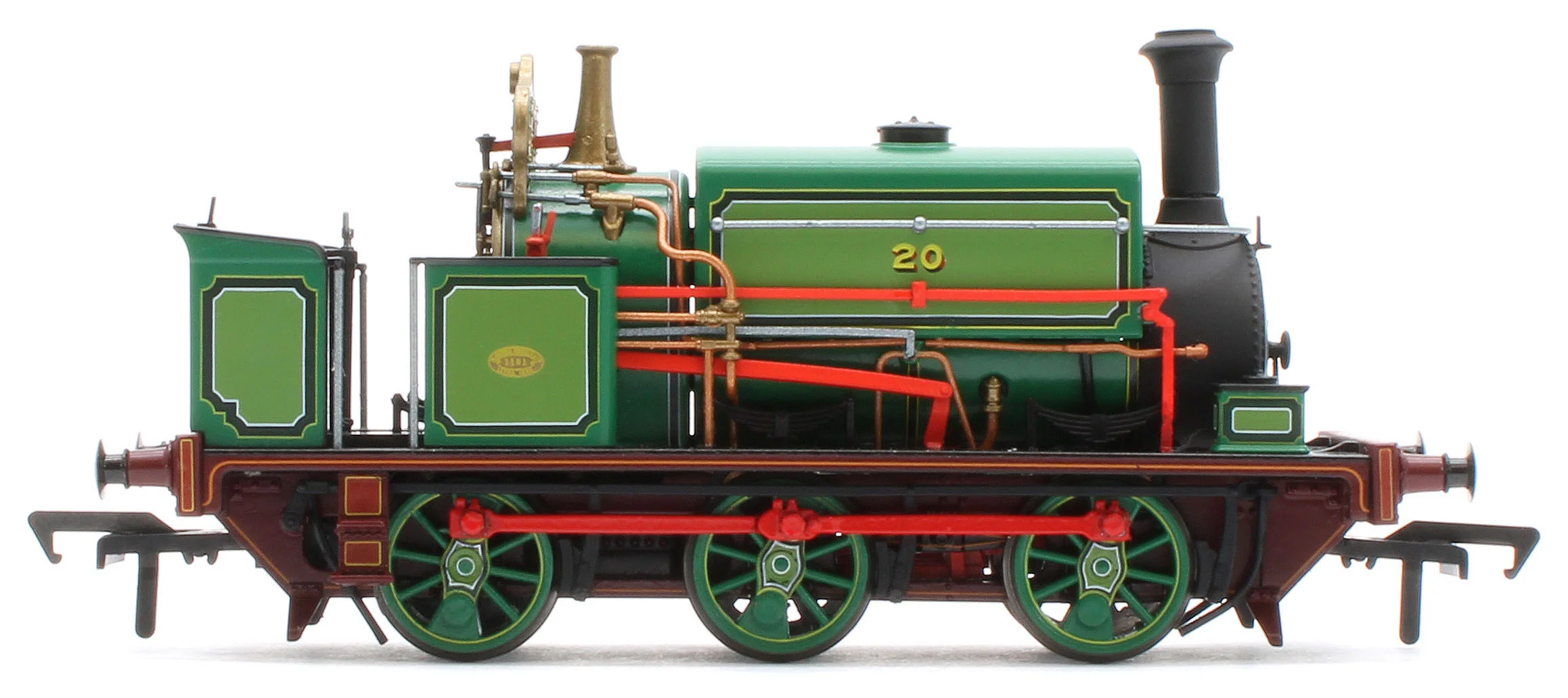 960005 Manning Wardle L Class 'Logan and Hemmingway' No.20 in Lined Green 0-6-0ST Steam Tank Locomotive - Image 5