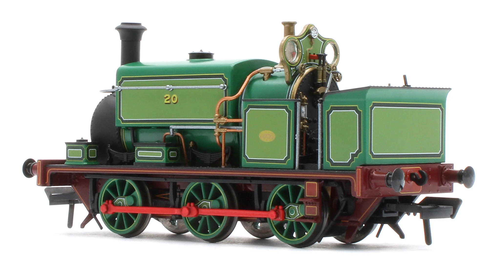 960505 Manning Wardle L Class 'Logan and Hemmingway' No.20 in Lined Green 0-6-0ST Steam Tank Locomotive - DCC Sound - Image 3