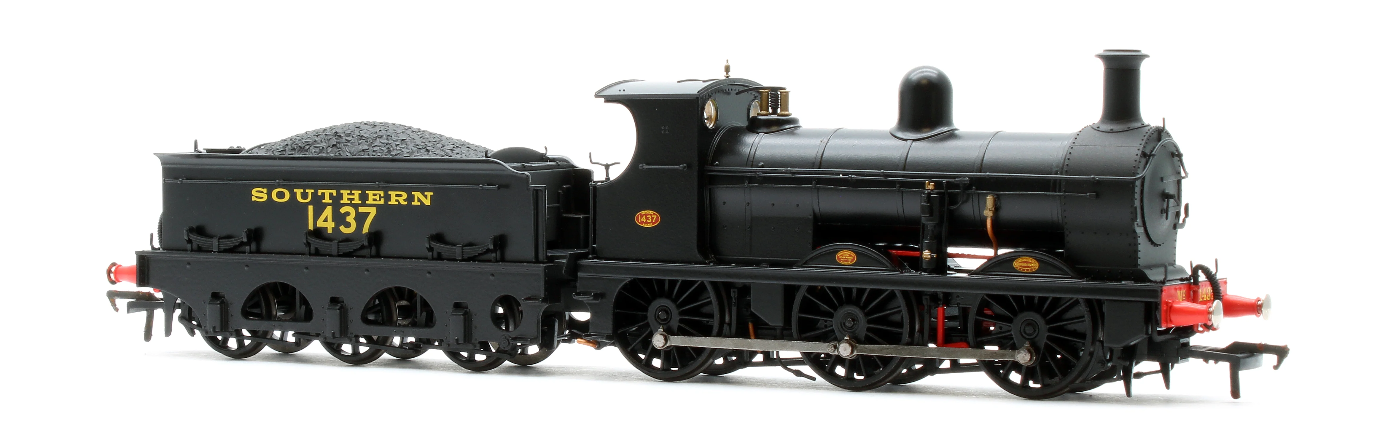 966505 SECR O1 No.1437 SR Plain Black (Egyptian Lettering) Steam Locomotive - DCC Sound - Image 2