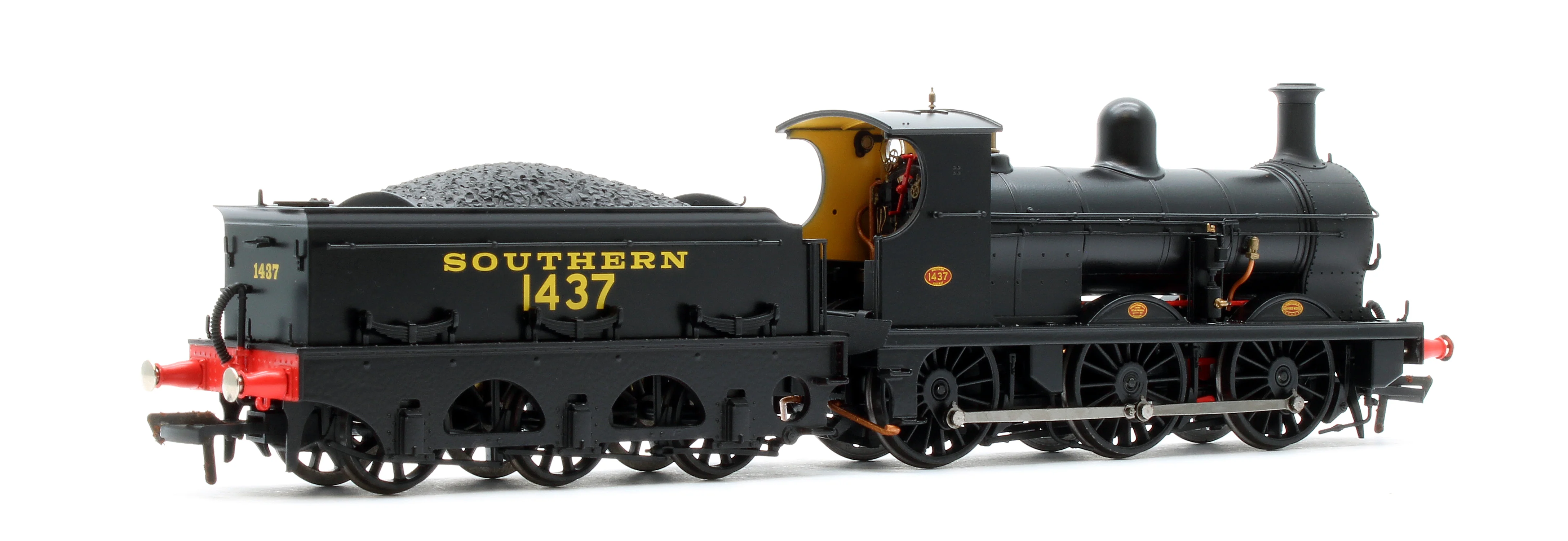 966505 SECR O1 No.1437 SR Plain Black (Egyptian Lettering) Steam Locomotive - DCC Sound - Image 3