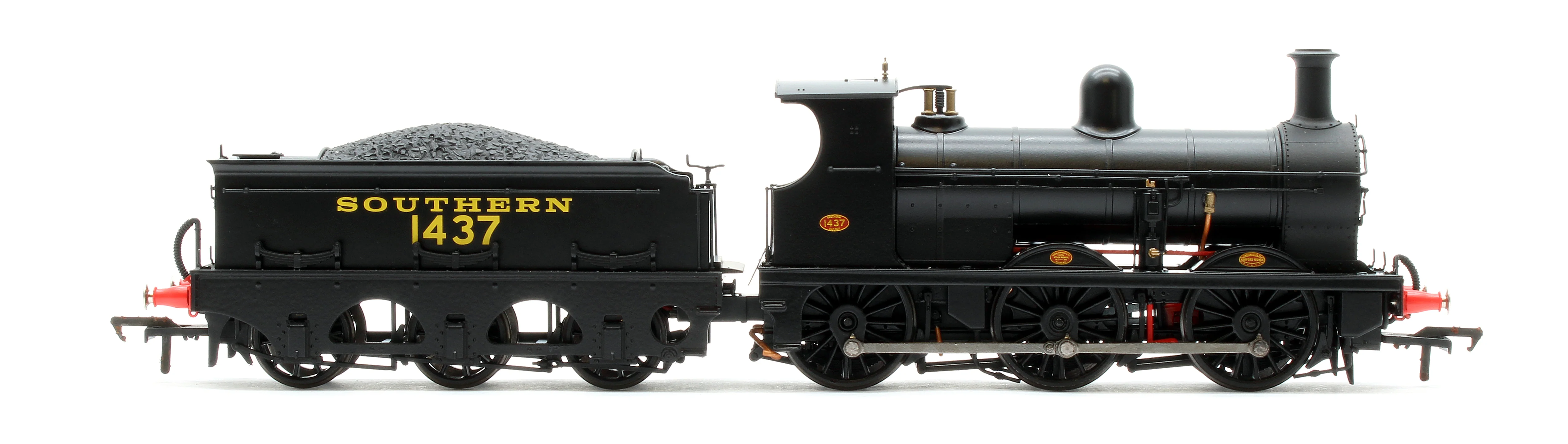 966505 SECR O1 No.1437 SR Plain Black (Egyptian Lettering) Steam Locomotive - DCC Sound - Image 6