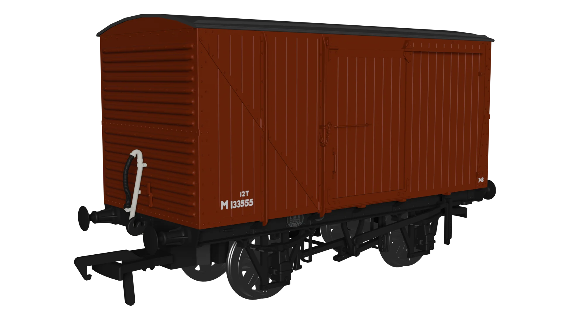 970009 12 Ton LMS D1663 Van - BR No.M133555