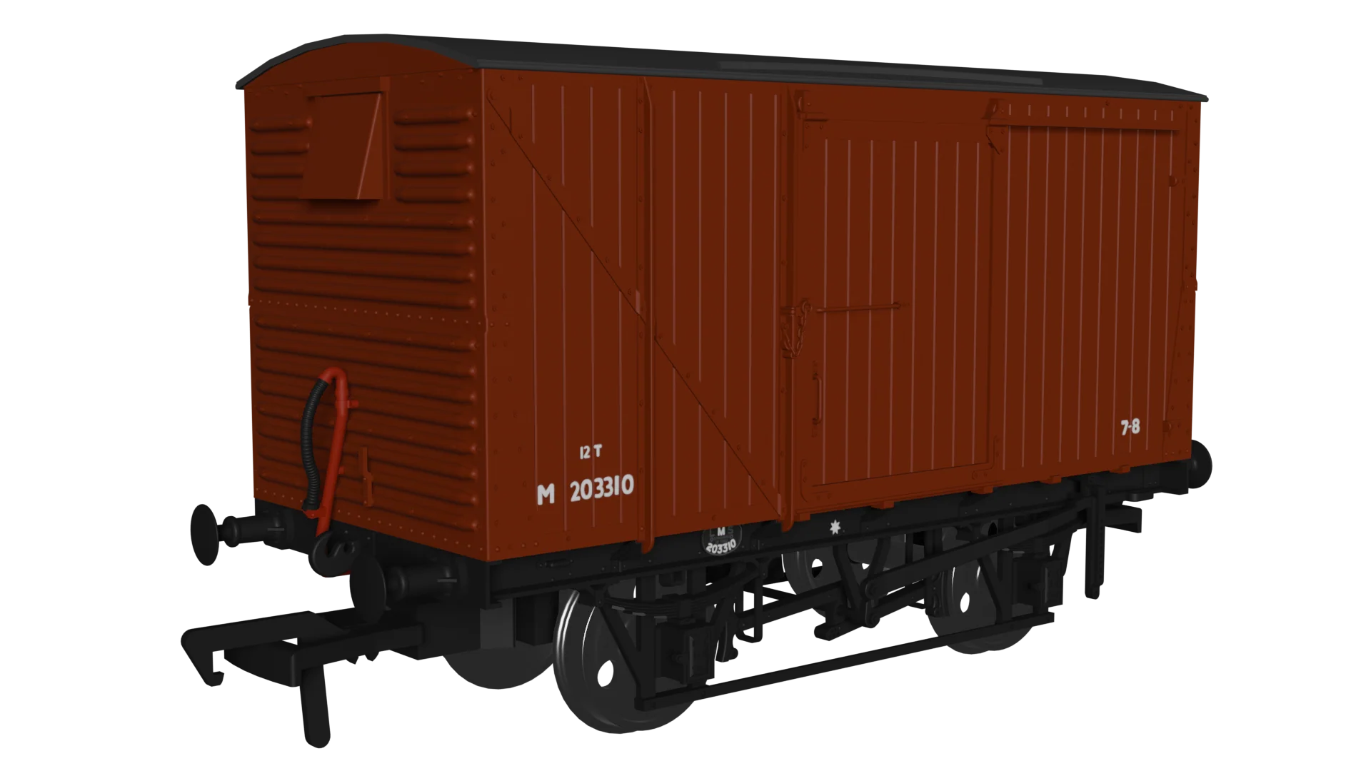 970110 12 Ton LMS D1832A Van - BR No.M203310 - Image 3