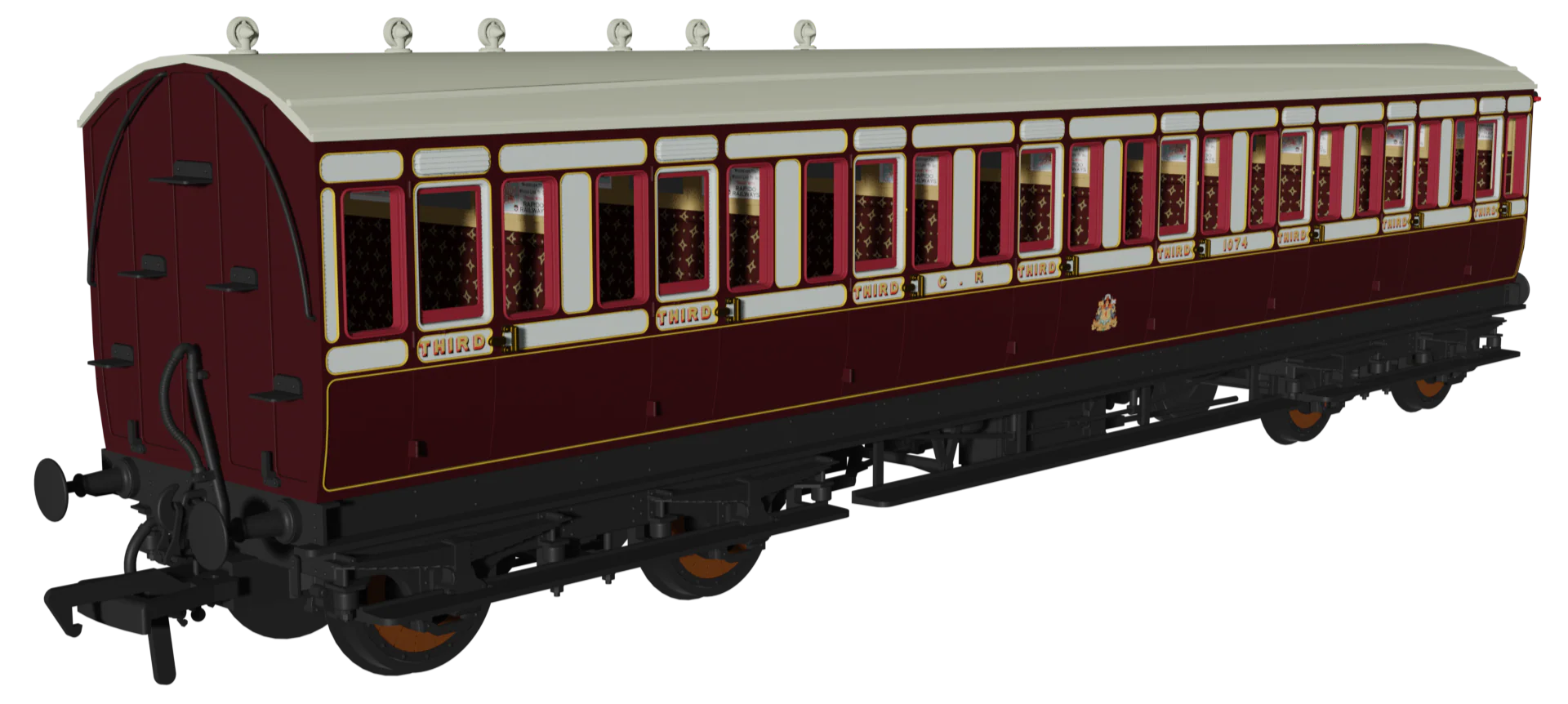 978109 ‘Evolution’ 48’ Caledonian Railway Purple Madder and White Third No.1074