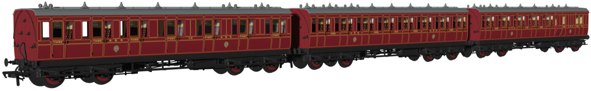 978901 ‘Evolution’ 48’ North British Railway Brake third No.1785 Triple Pack