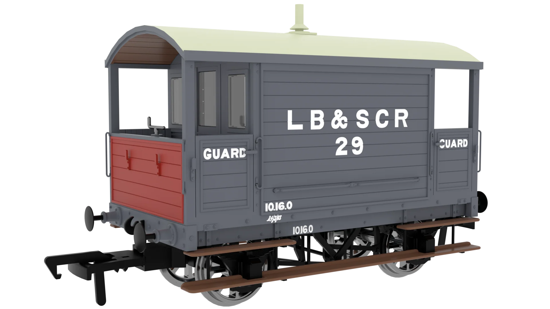 LBSC 4 Wheel Brake Van - LB&SCR No.29