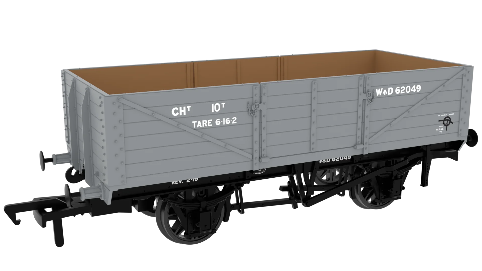 GCR Dia. 9A/9B 6-Plank - No. 62049 WD Grey