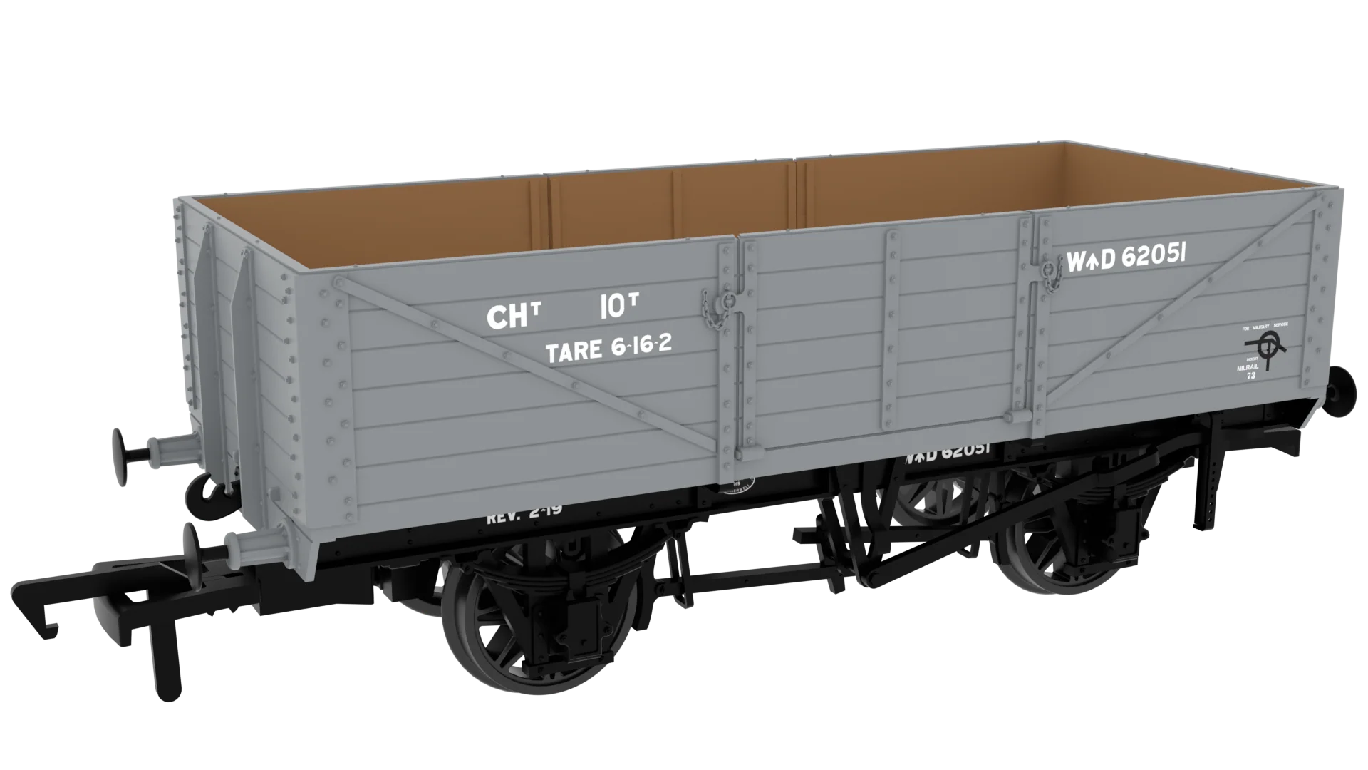 GCR Dia. 9A/9B 6-Plank - No. 62051 WD Grey