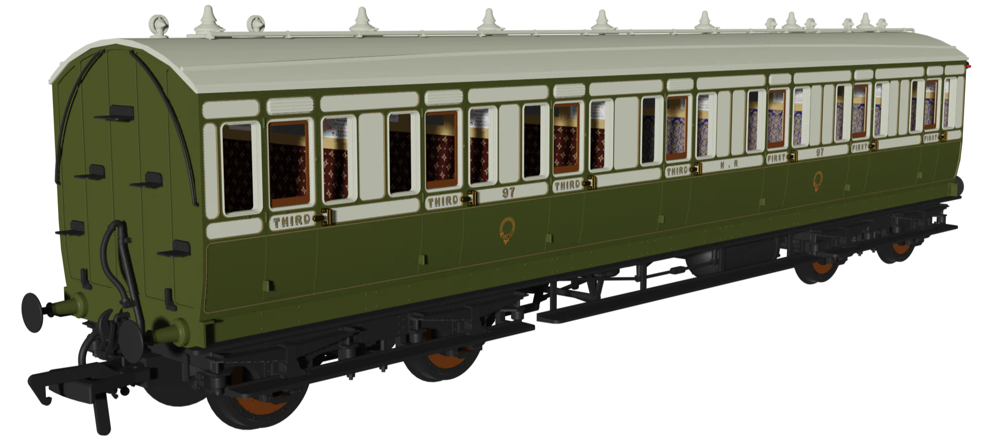 978113 ‘Evolution’ 48’ Highland Railway Green and White No.12, 47 & 97 Triple Pack - Image 5