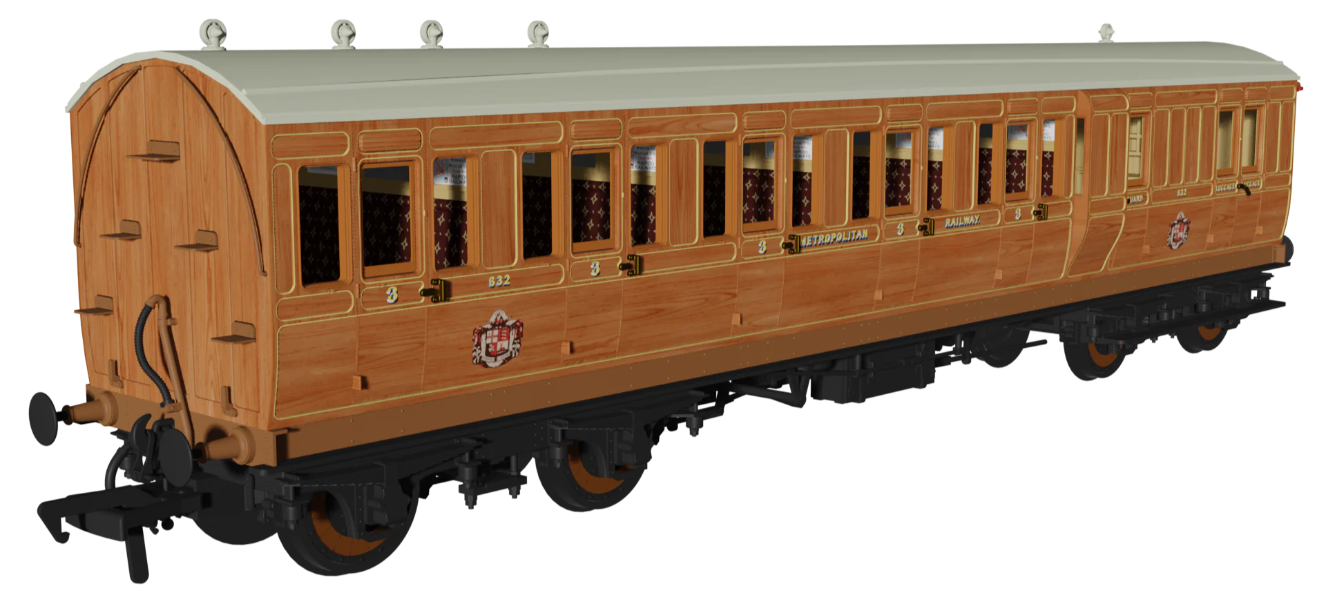 978120 ‘Evolution’ 48’ Metropolitan Railway Teak Brake third No.632