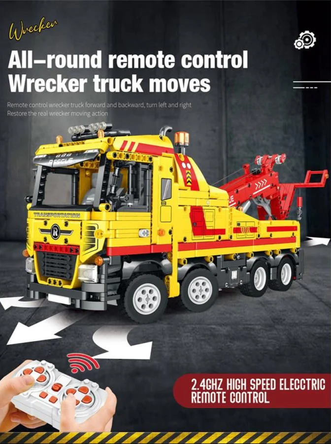 RC Rescue Truck 1910pc Construction Set - Image 2