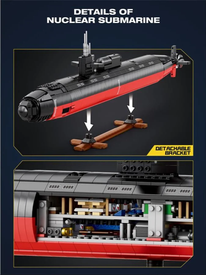 American Submarine 2988pc Construction Set - Image 4