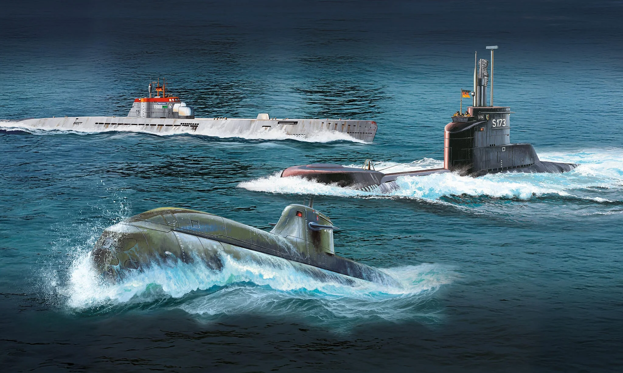 70 years of the German Armed Forces: Wilhelm Bauer, Type 206A, Class2 Model Kit - Image 14