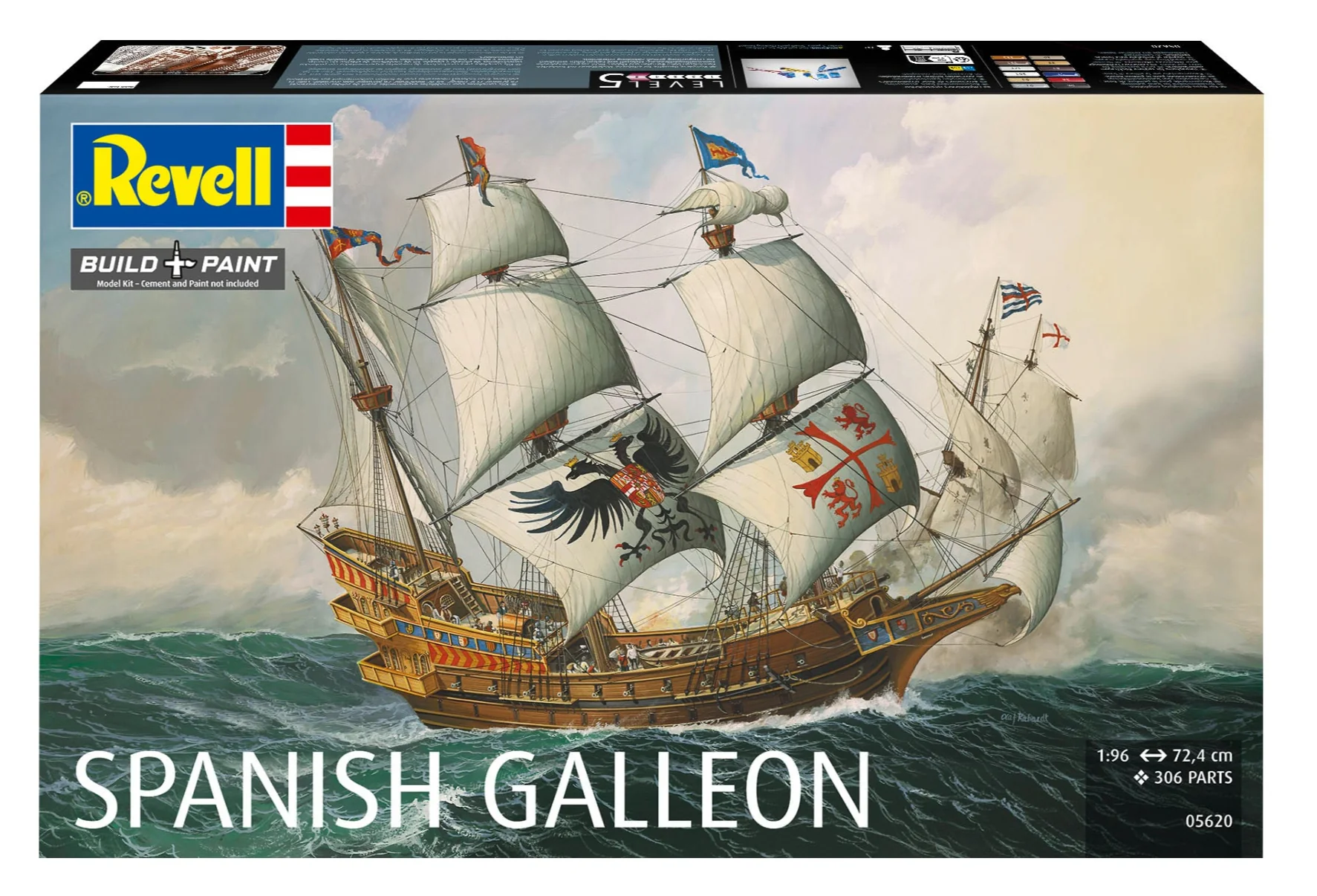05620 Spanish Galleon Model Kit - Image 8