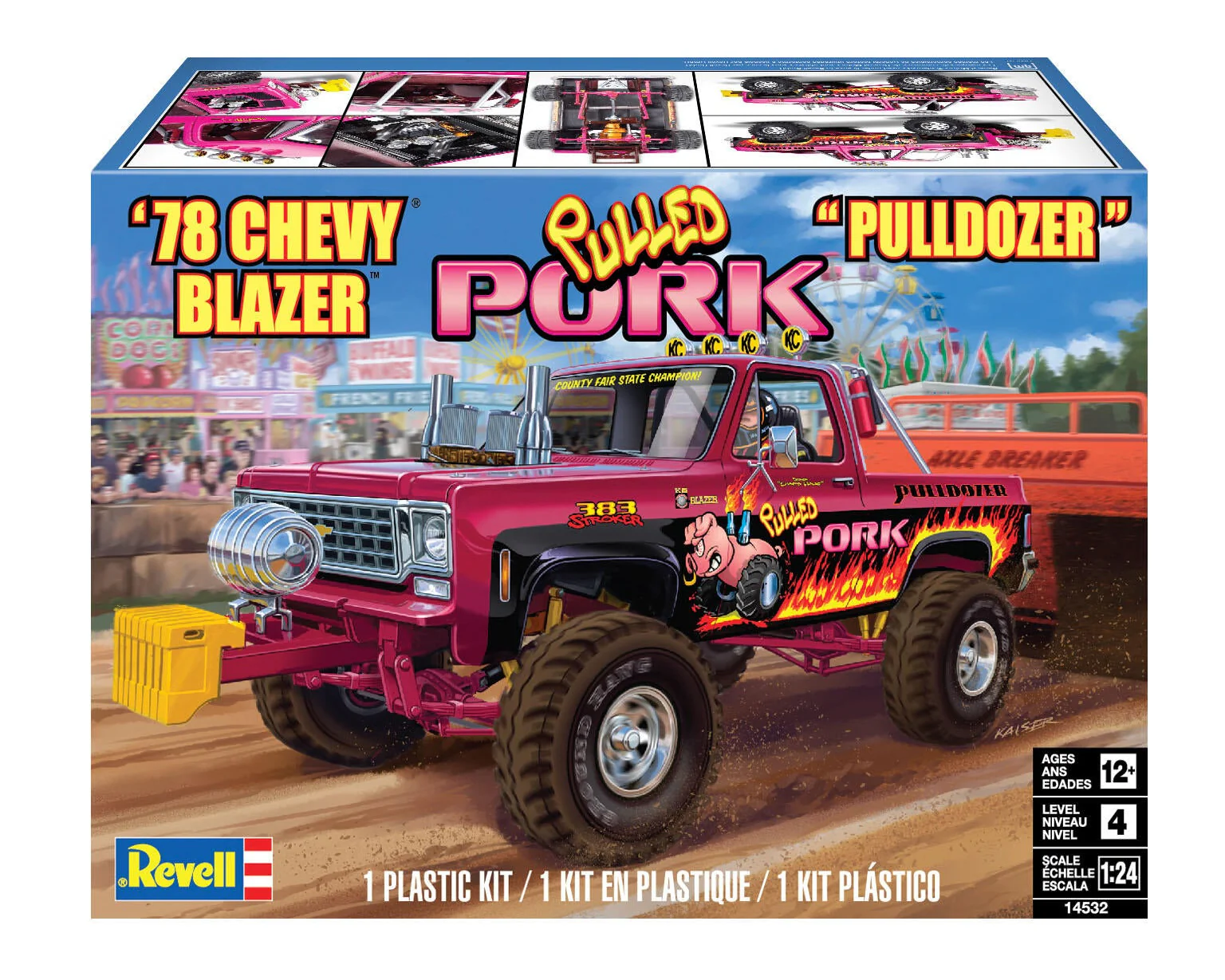1978 Chevy Blazer Pulldozer Model Kit - Image 8