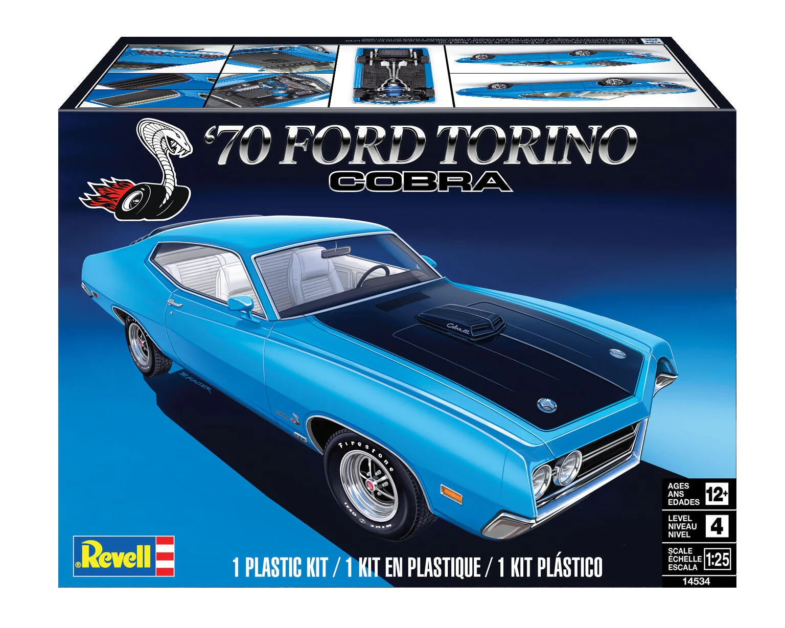 1970 Ford Torino Cobra Model Kit - Image 10