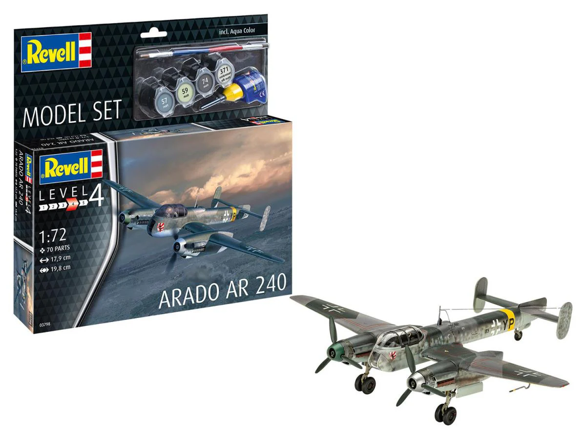 63798 Model Set Arado AR-240 Model Kit