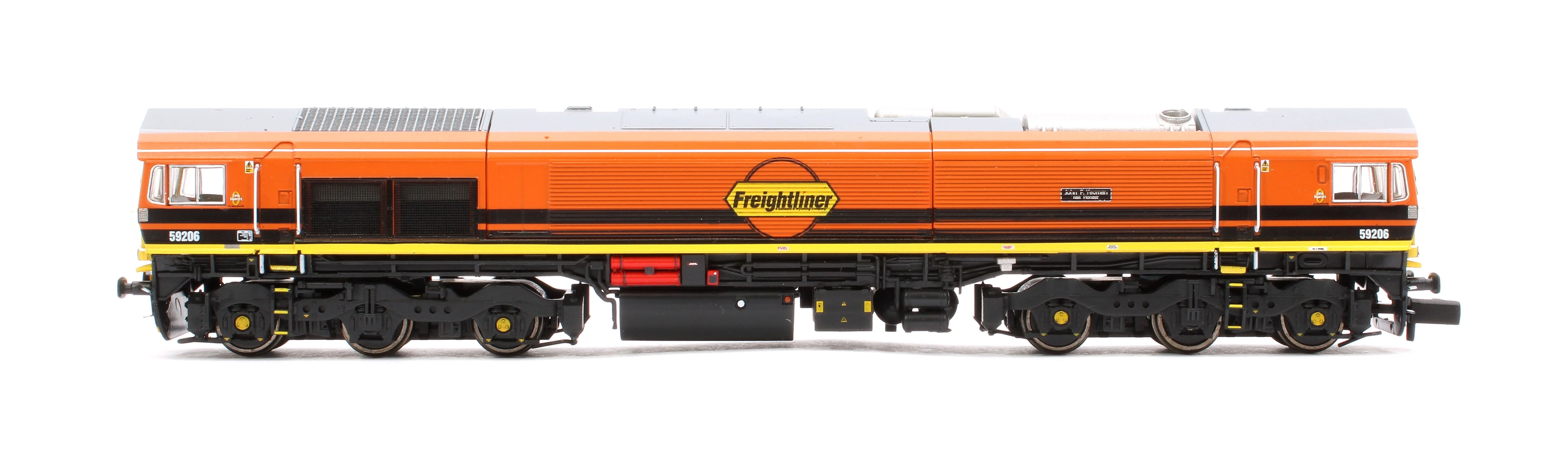 Pre-Owned Class 59 59206 Freightliner livery John F Yeoman Diesel Locomotive - Image 5