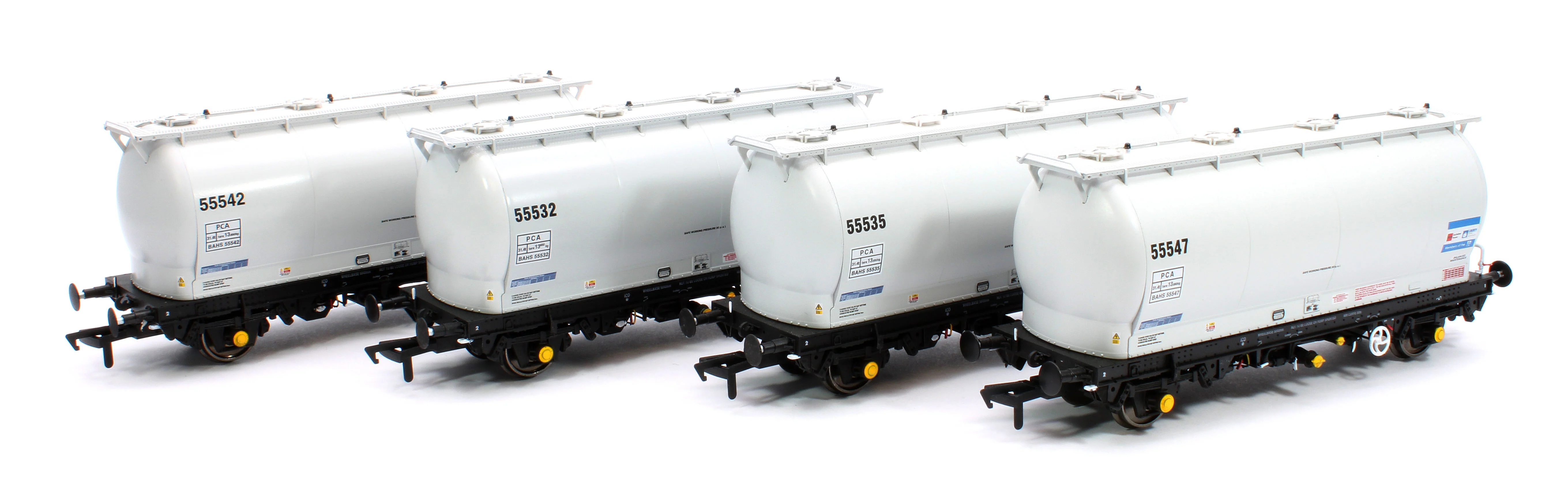 Pack of 4 Lochaber Power/Liberty branded PCA tanks (no ladders). Numbers: 55532, 55535, 55542, 55547