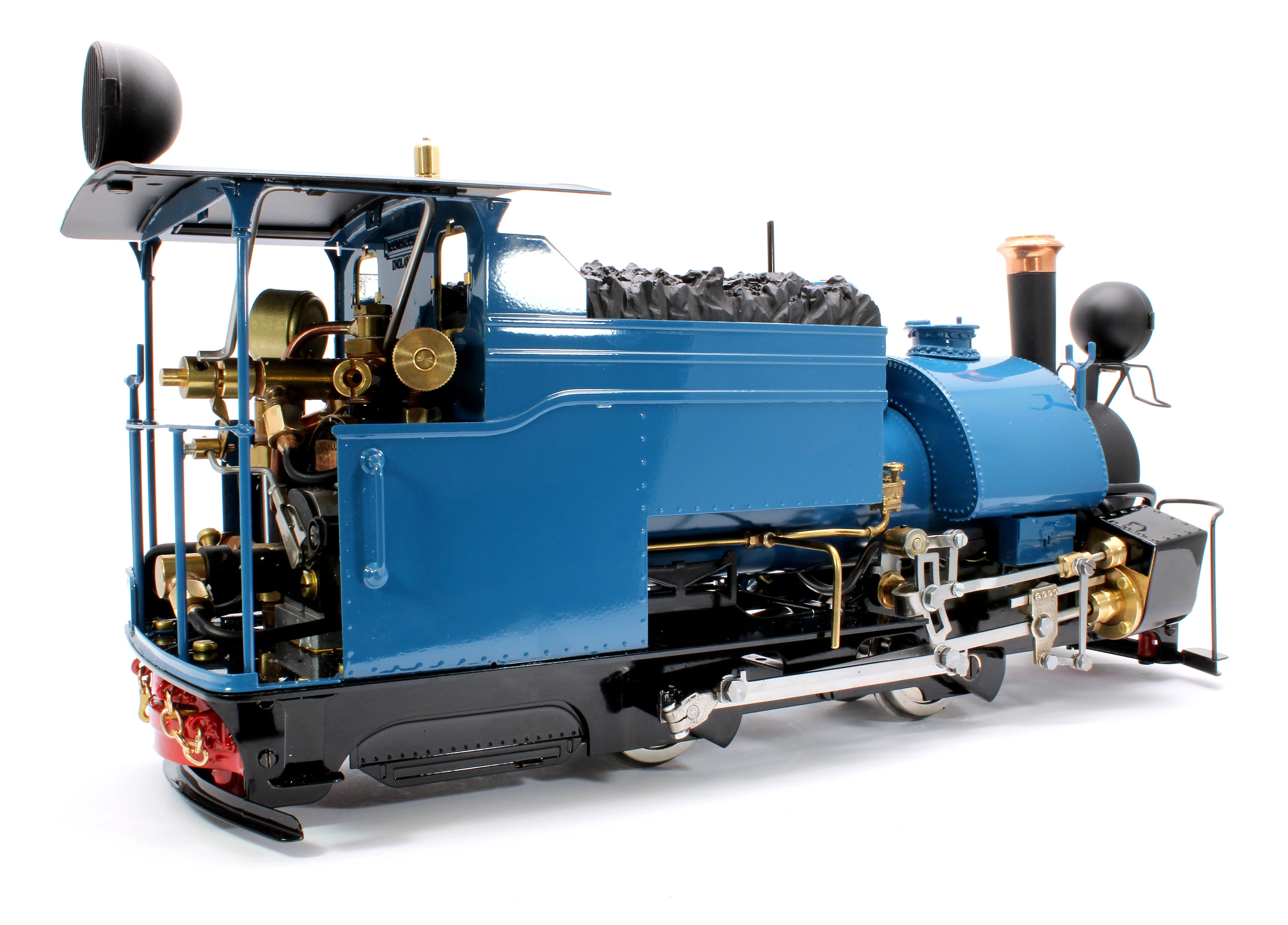 Class B 0-4-0 Saddle Tank Engine 'Darjeeling' Darjeeling Blue (Manual Control, Uninsulated Wheels) Steam Locomotive - Image 4