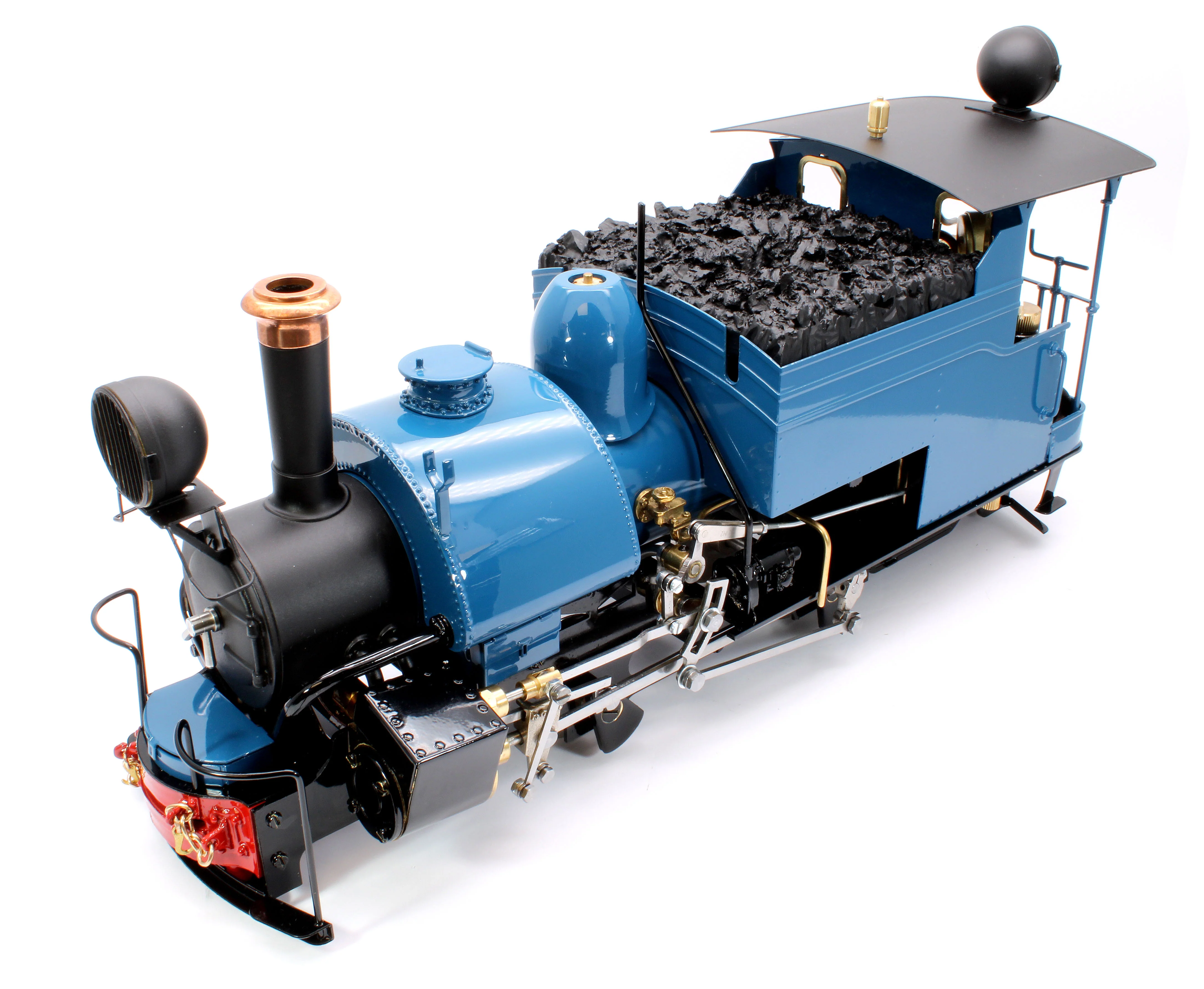 Class B 0-4-0 Saddle Tank Engine 'Darjeeling' Darjeeling Blue (Radio Control, Uninsulated Wheels) Steam Locomotive - Image 8