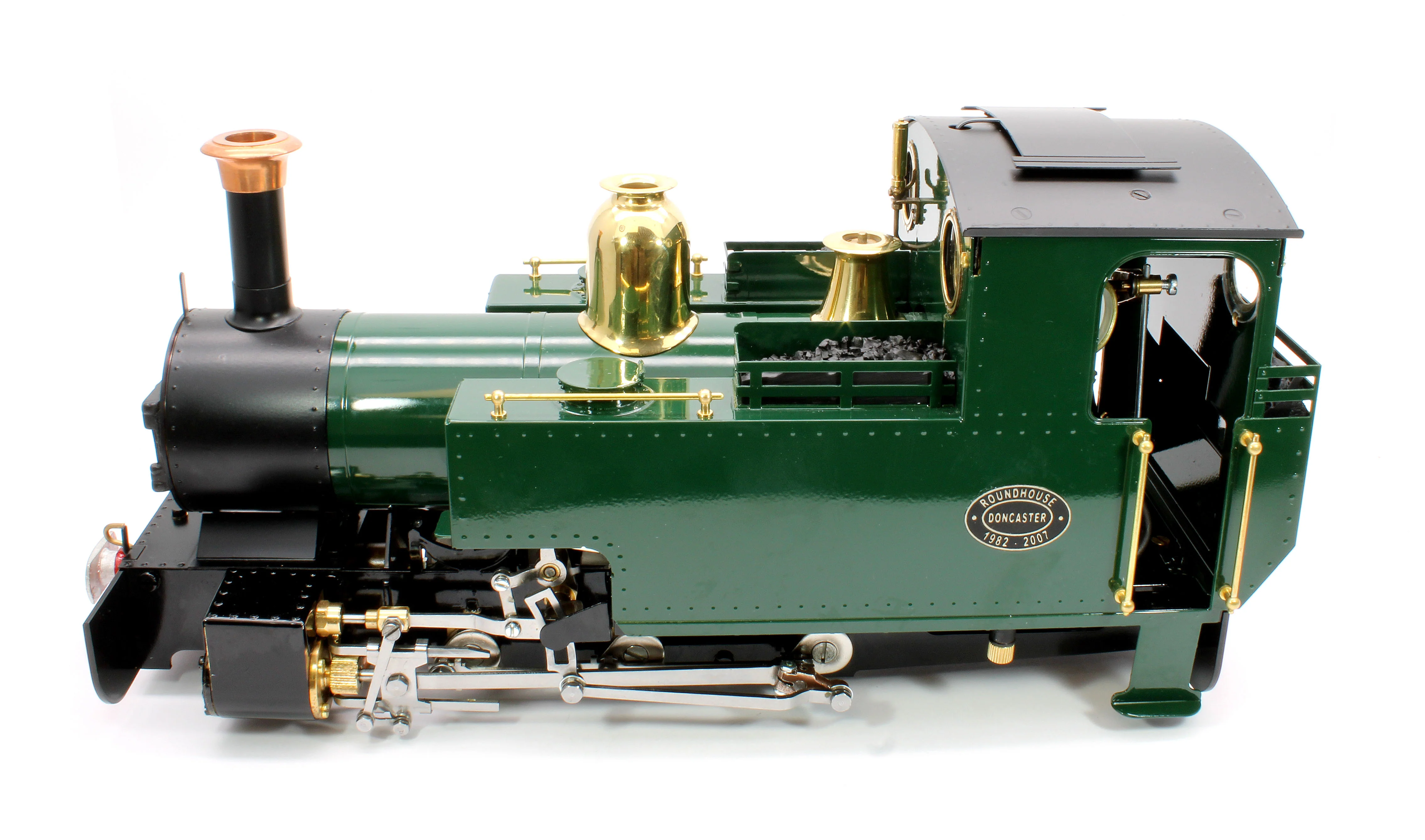SLRC-GREEN-I 0-6-0 'Silver Lady' Deep Brunswick Green (Radio Control, Insulated Wheels) Steam Locomotive - Image 10