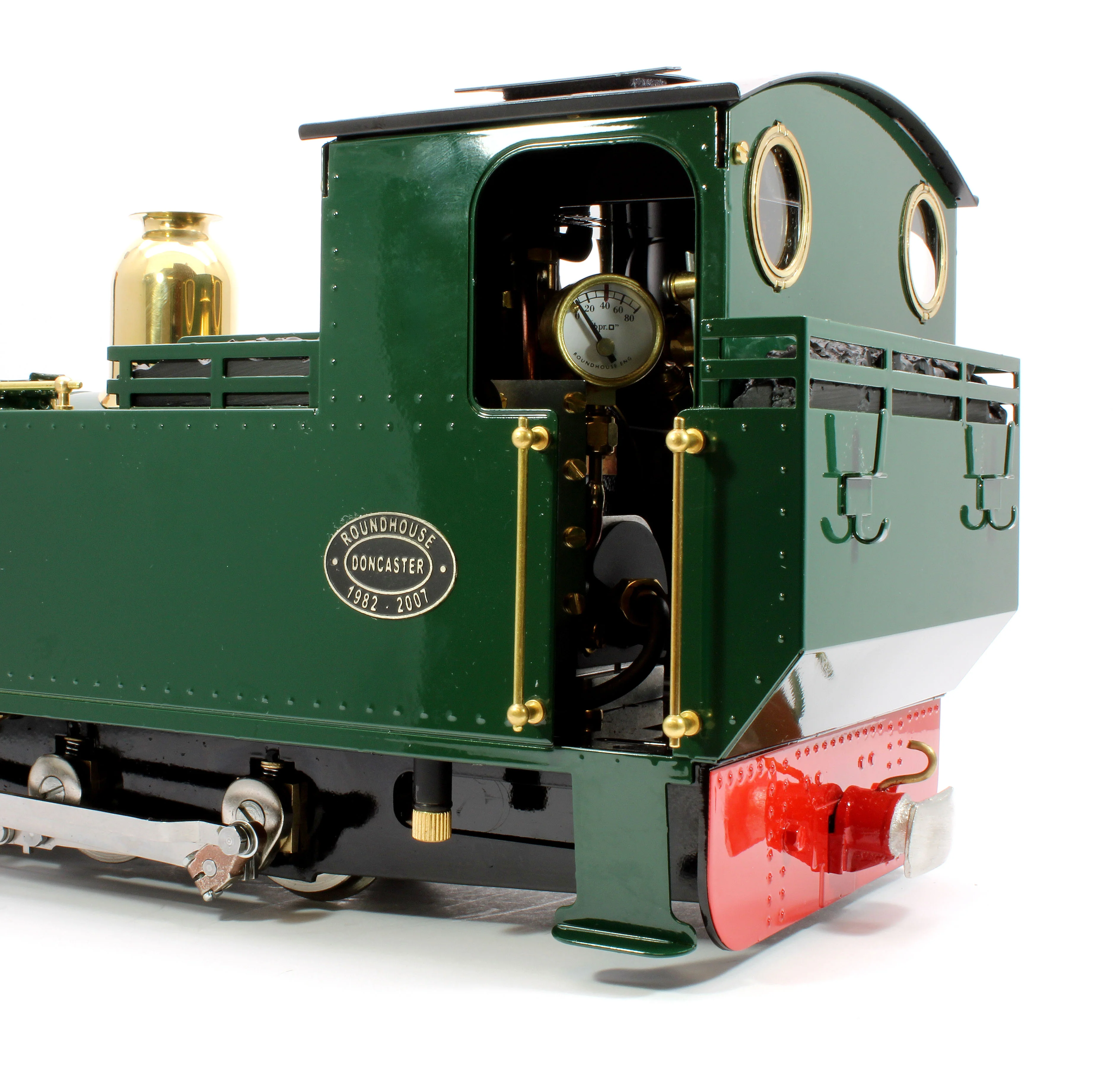 SLRC-GREEN-I 0-6-0 'Silver Lady' Deep Brunswick Green (Radio Control, Insulated Wheels) Steam Locomotive - Image 9