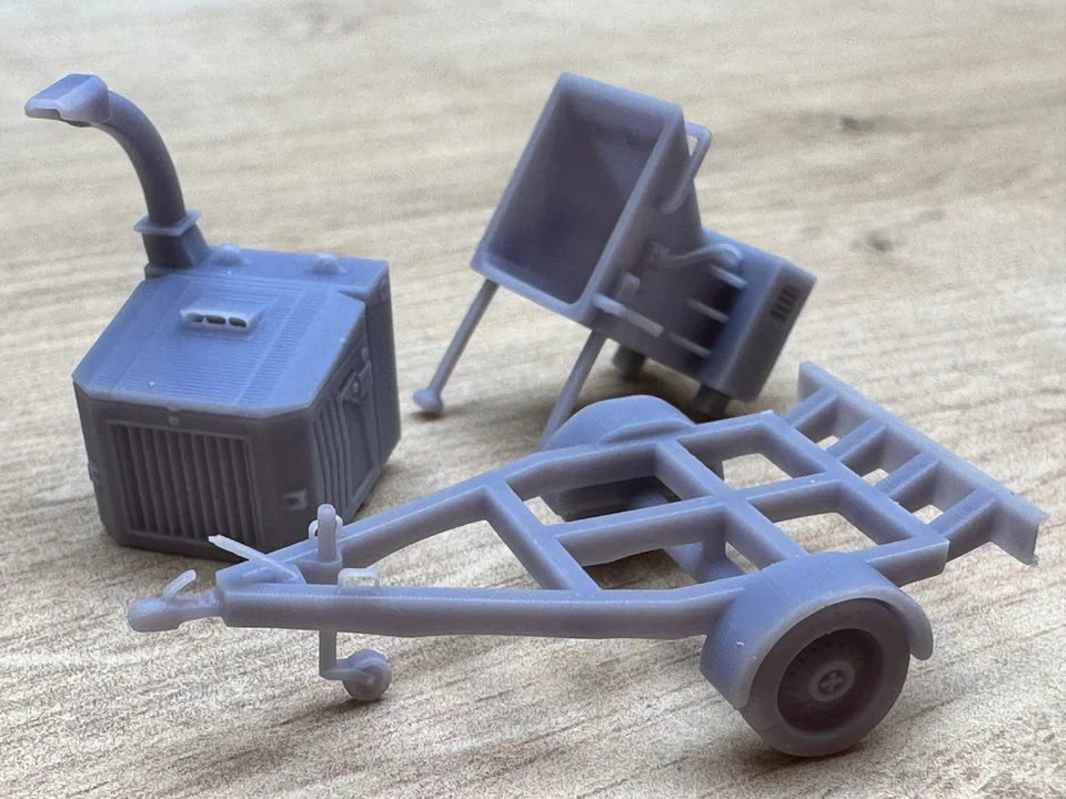 O Gauge Woodchipper (Single Pack) - Unpainted Model Kit - Image 3