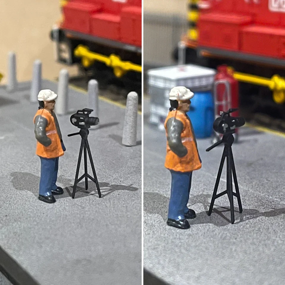 OO Gauge Video Cameras (Pack of 4) - Unpainted - Image 3