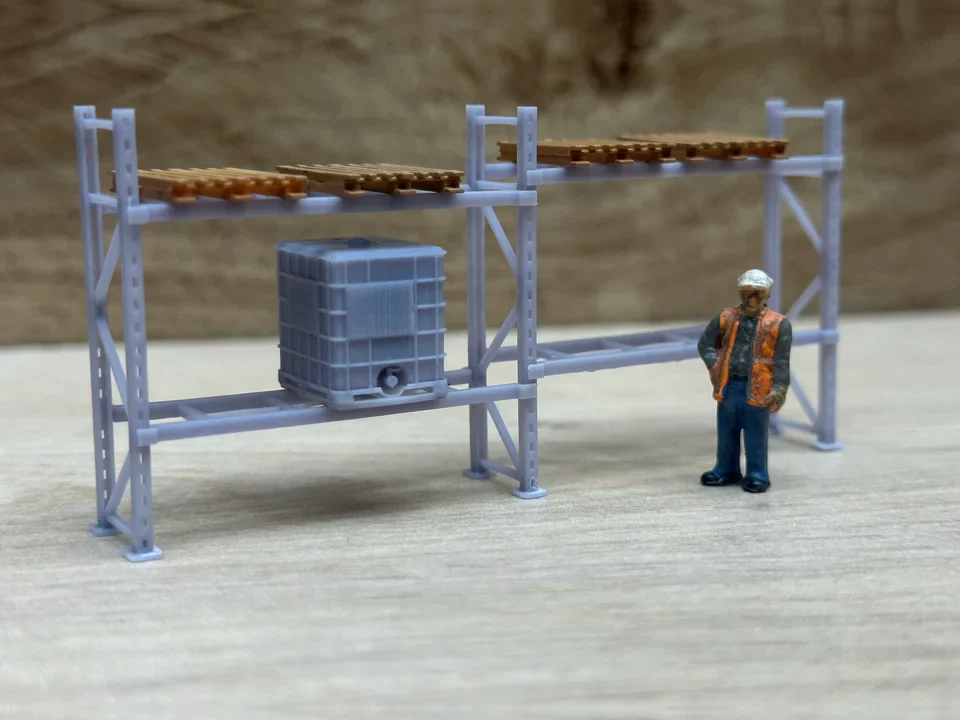 OO Gauge Pallet Racking (Single Pack) - Unpainted - Image 3