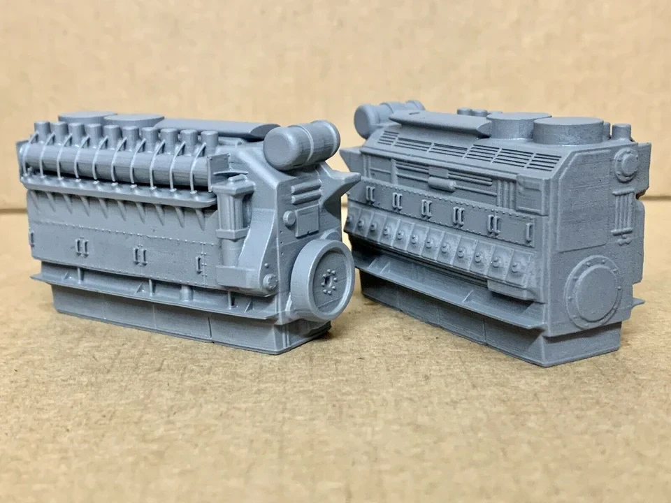 OO Gauge Class 60 Engine (Single Pack) - Unpainted Model Kit - Image 3