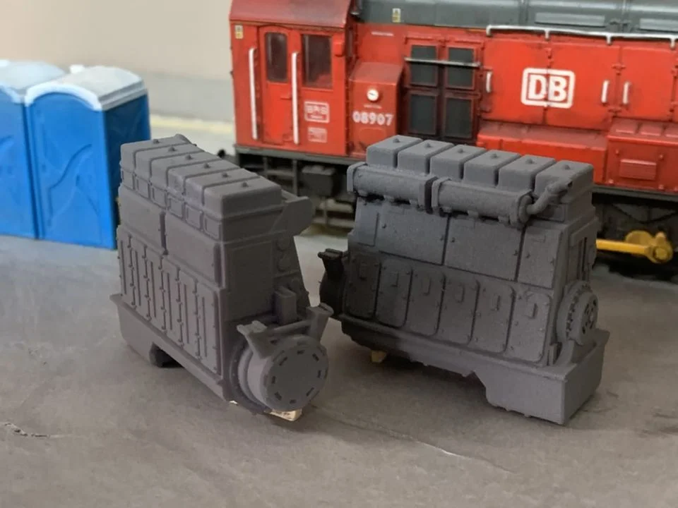 OO Gauge Class 08 Engine (Single Pack) - Unpainted Model Kit - Image 3