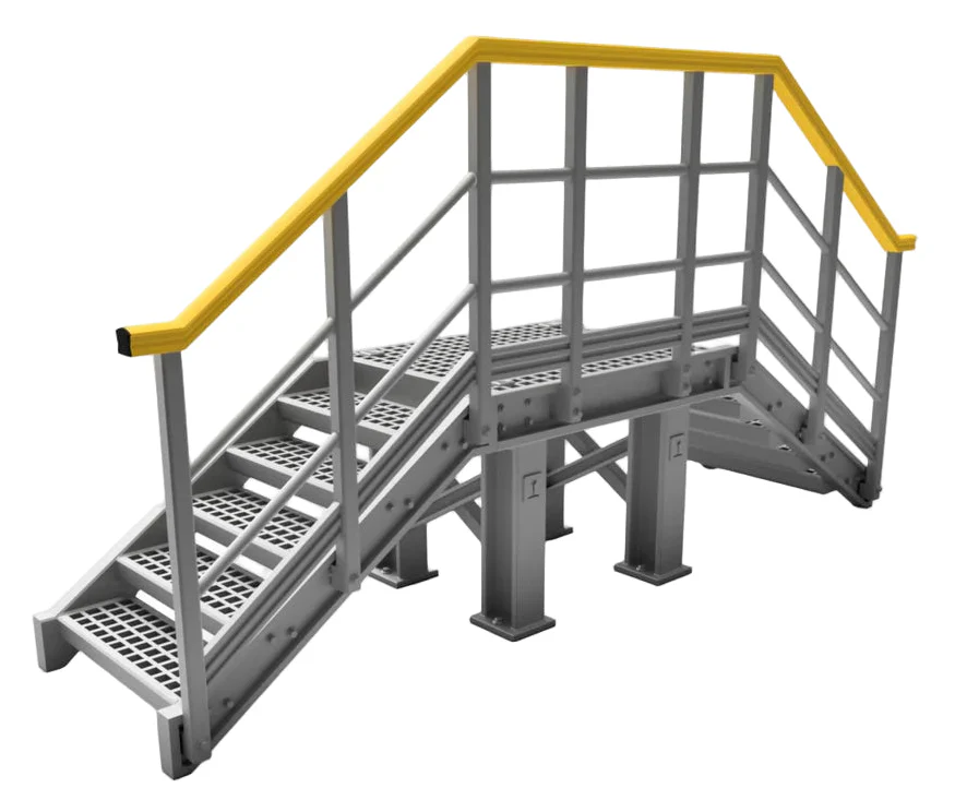 OO Gauge Access Platform (Single Pack) - Unpainted Model Kit