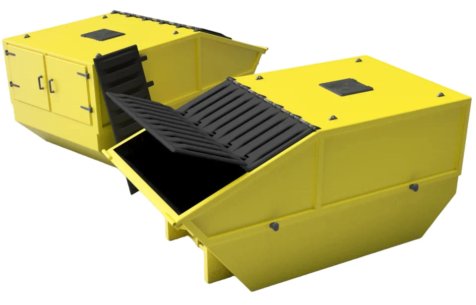 OO Gauge Enclosed Skips (Single Pack) - Unpainted Model Kit