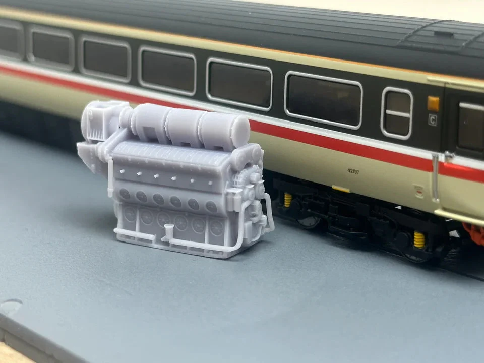 TT:120 Gauge Class 66, 67, 69 Engine (Single Pack) - Unpainted Model Kit - Image 2