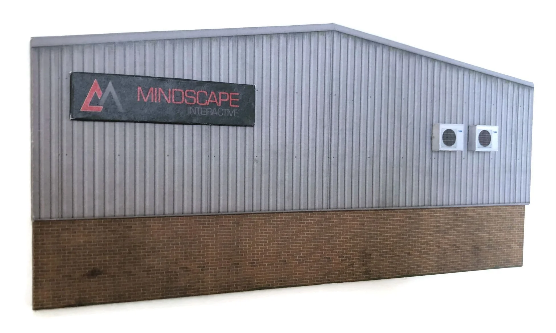 OO Low Relief Modern Industrial Unit Rear Wall Model Kit - Image 2