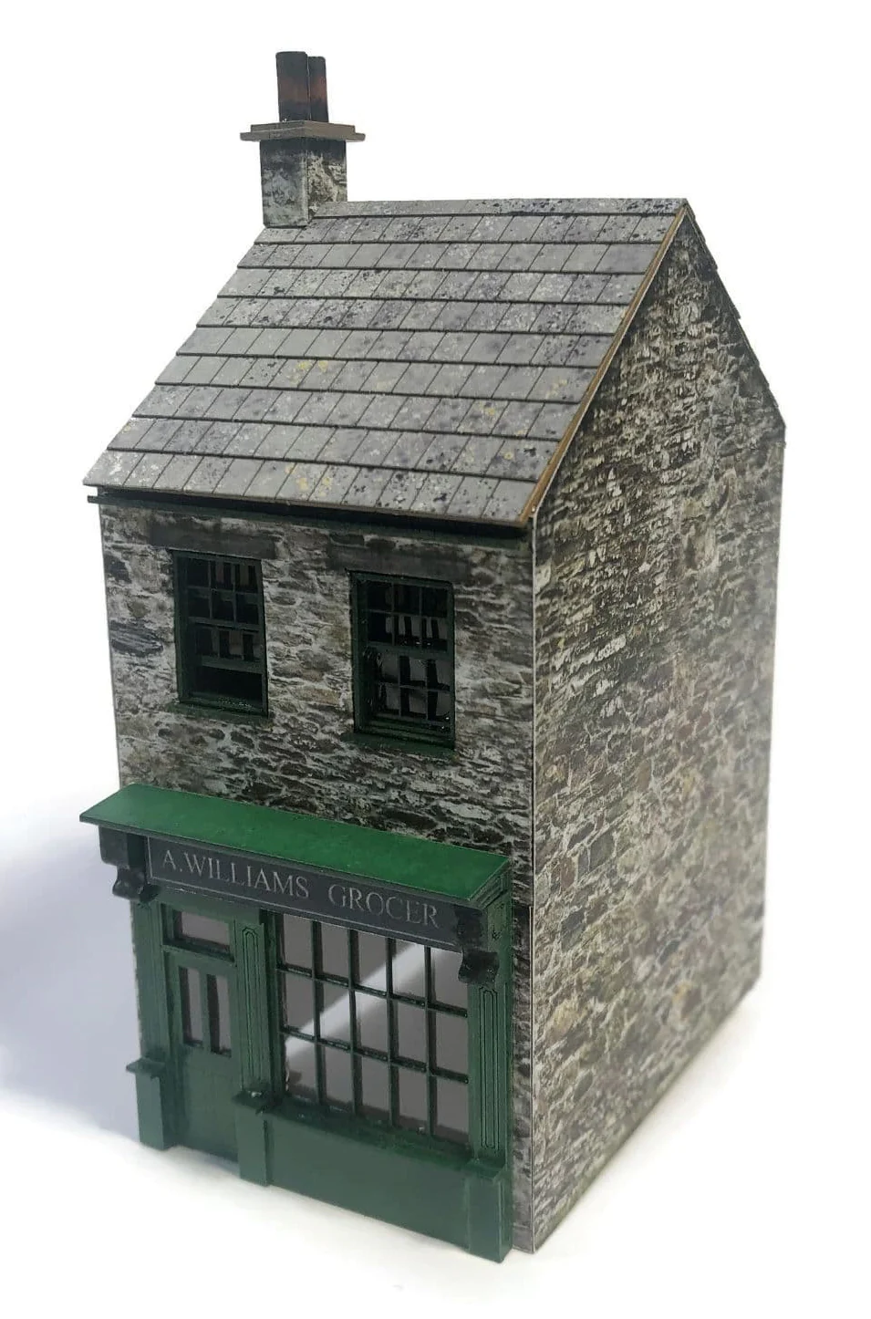 OO Period Terraced Shop (Left Side Door) Model Kit
