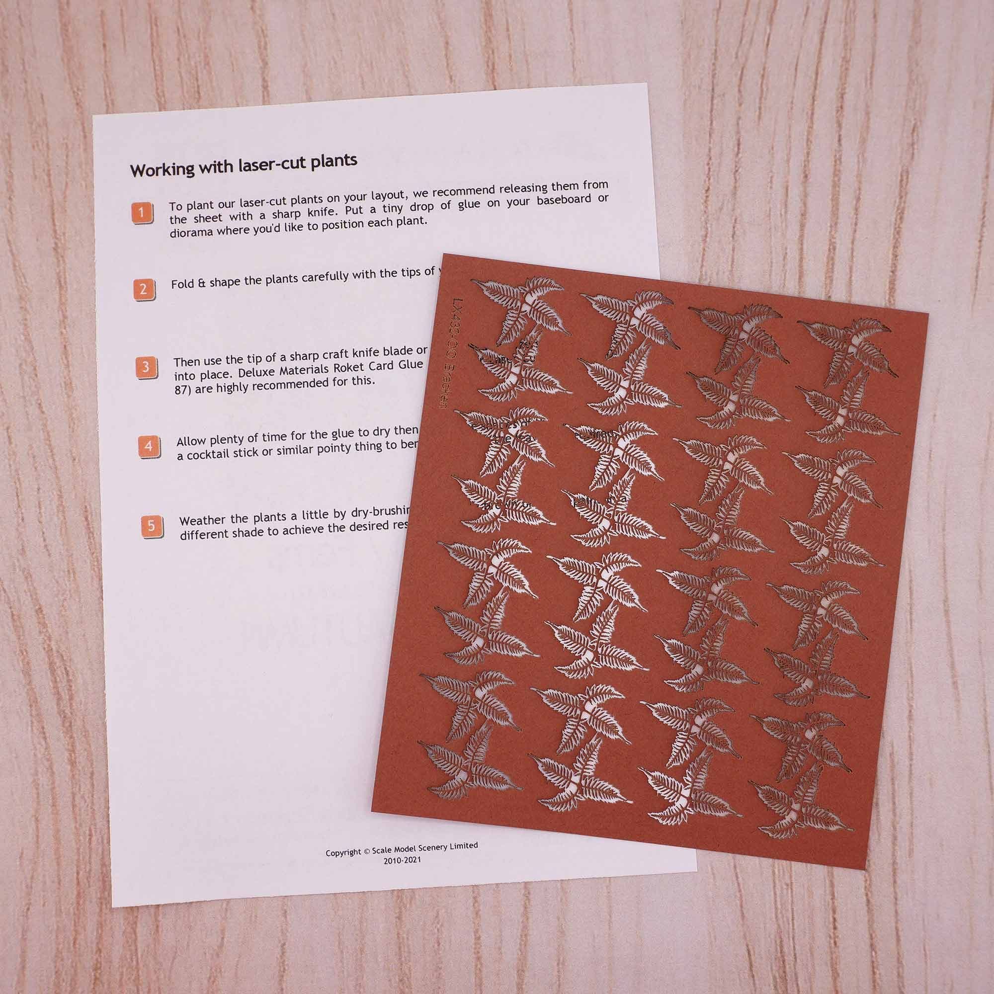 Autumn Bracken / Fern Plants Model Kit - Image 2