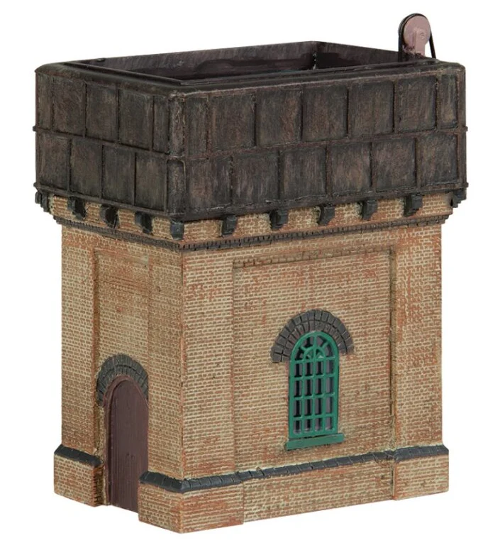 42-0003G Brick Base Water Tower Green