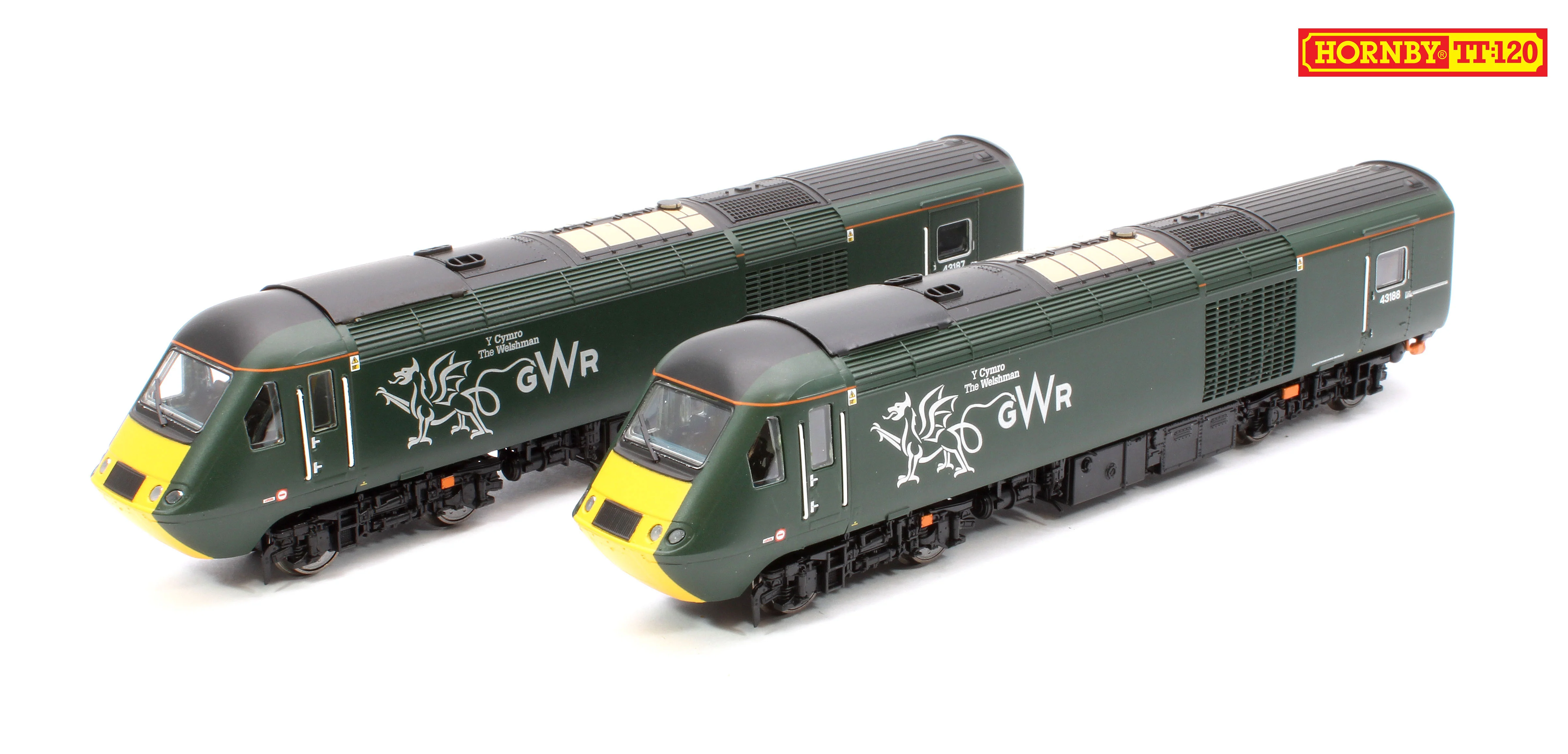 Set of 4 GWR TT:120 Class 43 HST & Mk3 Coaches - Image 2