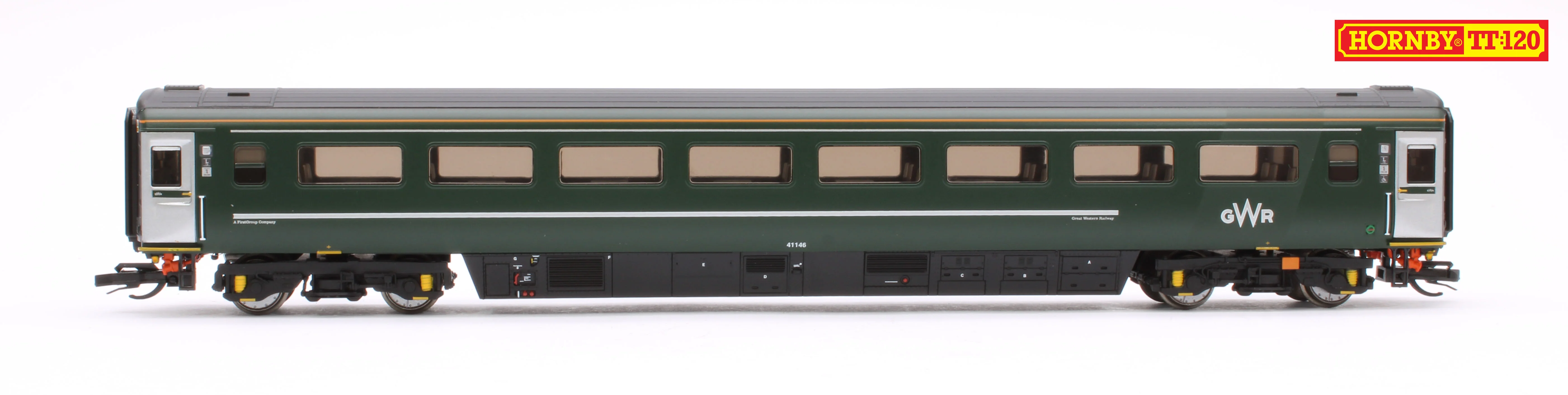 Set of 4 GWR TT:120 Class 43 HST & Mk3 Coaches - Image 8