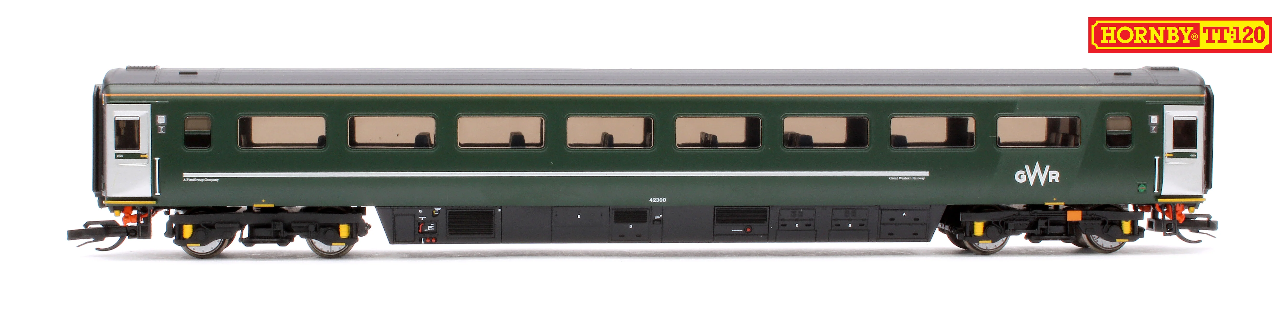 Set of 6 GWR TT:120 Class 43 HST & Mk3 Coaches - Image 10