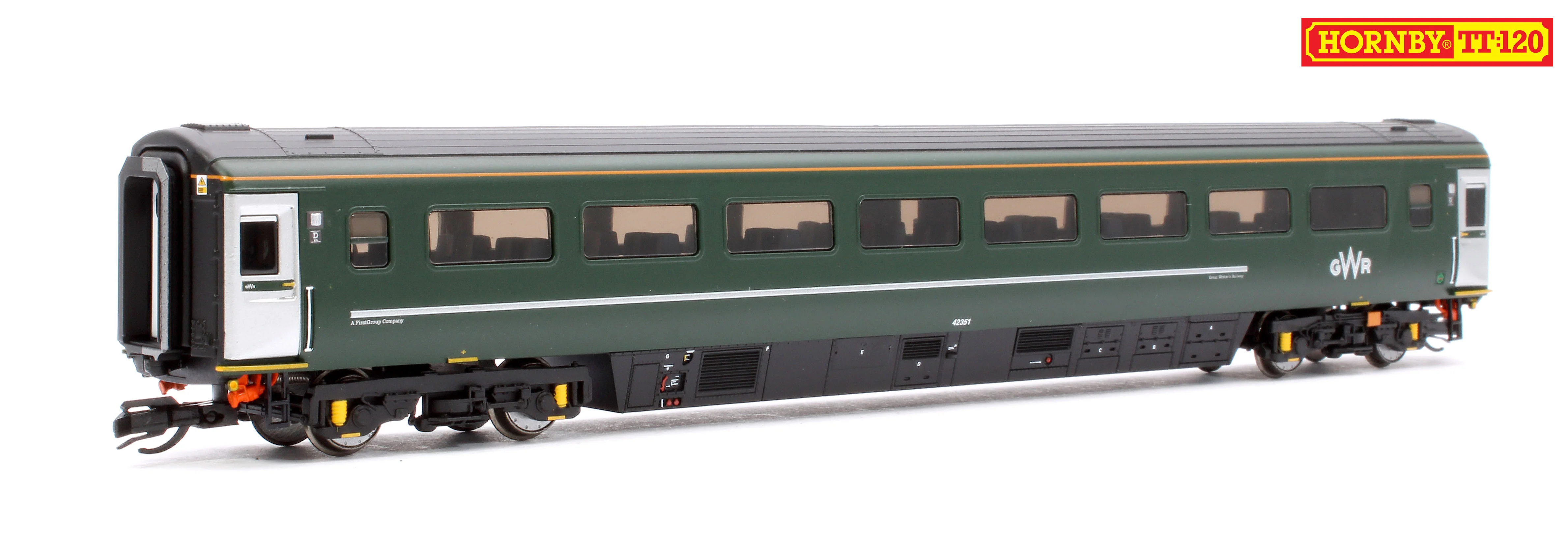Set of 6 GWR TT:120 Class 43 HST & Mk3 Coaches - Image 7