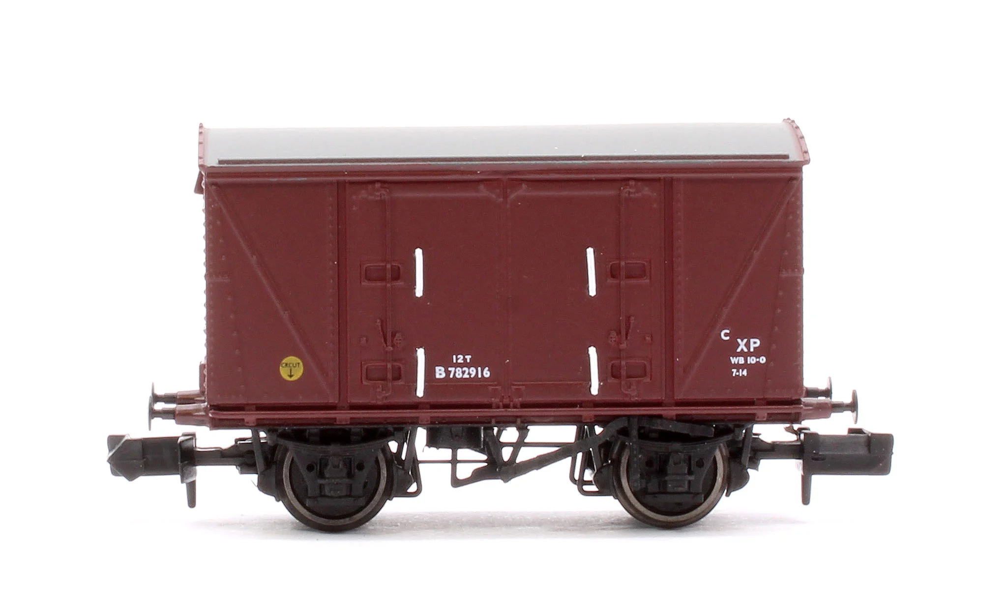 S2301-04 Set of 3 BR 12T Vanwide Ventilated Vans, BR Freight Brown XP - Image 8
